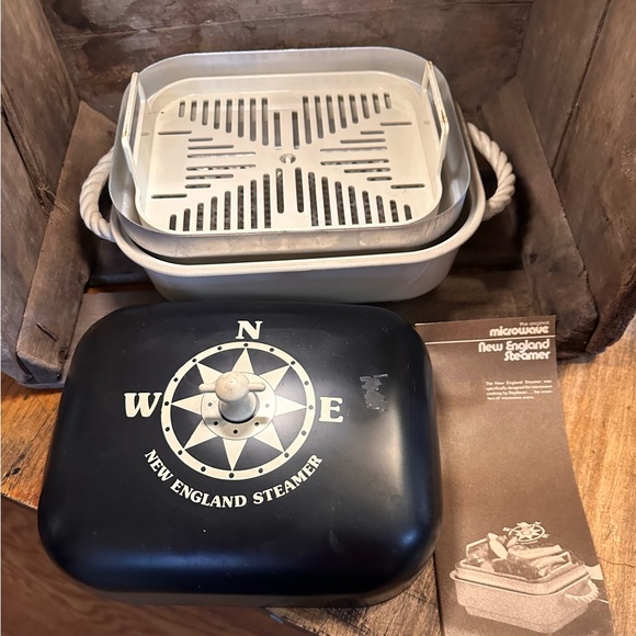 Raytheon The Original Microwave New England Steamer Vegetable Seafood Cooker New - Picture 5 of 9